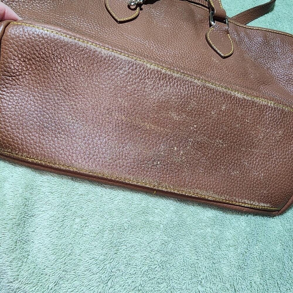 DOONEY BOURKE GUC PEBBLED LEATHER TOTE BAG - Picture 5 of 11